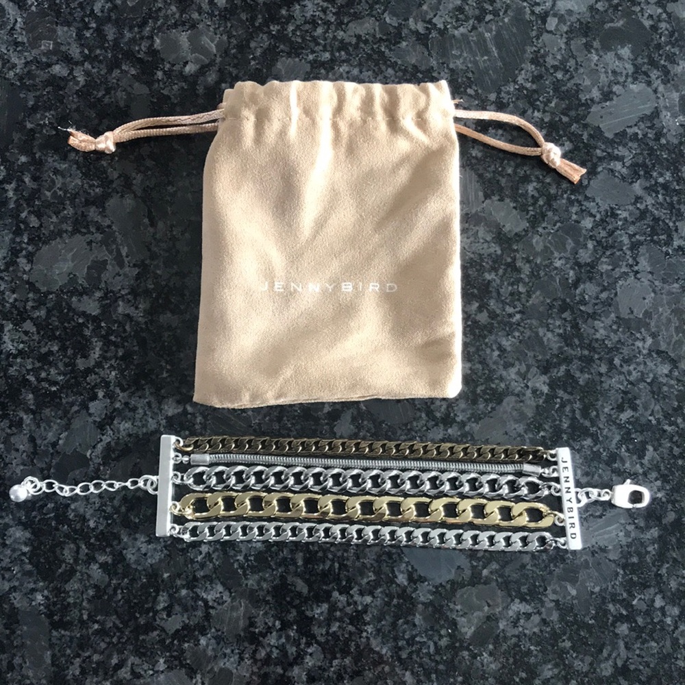 Jenny Bird multi chain bracelet